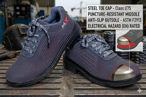 Scorta Force PU Safety Shoes
