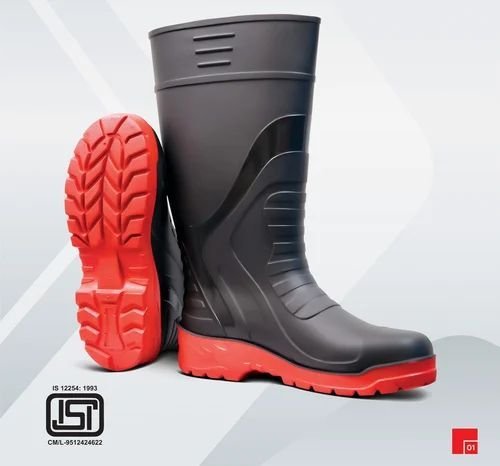 Heavy Showers Oil Resistant Safety PVC Gumboots