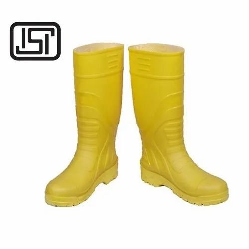 Yellow Full Length Safety PVC Gumboots