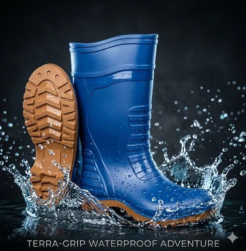 Scorta Soldier Gold Safety PVC Gumboots