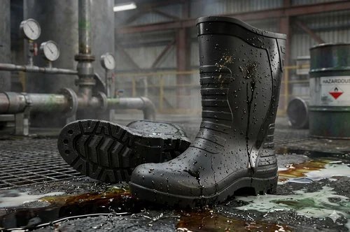 Water Resistant Red PVC Gumboots