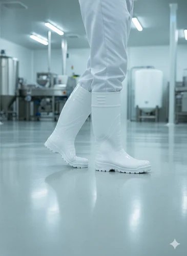 White PVC Gumboots