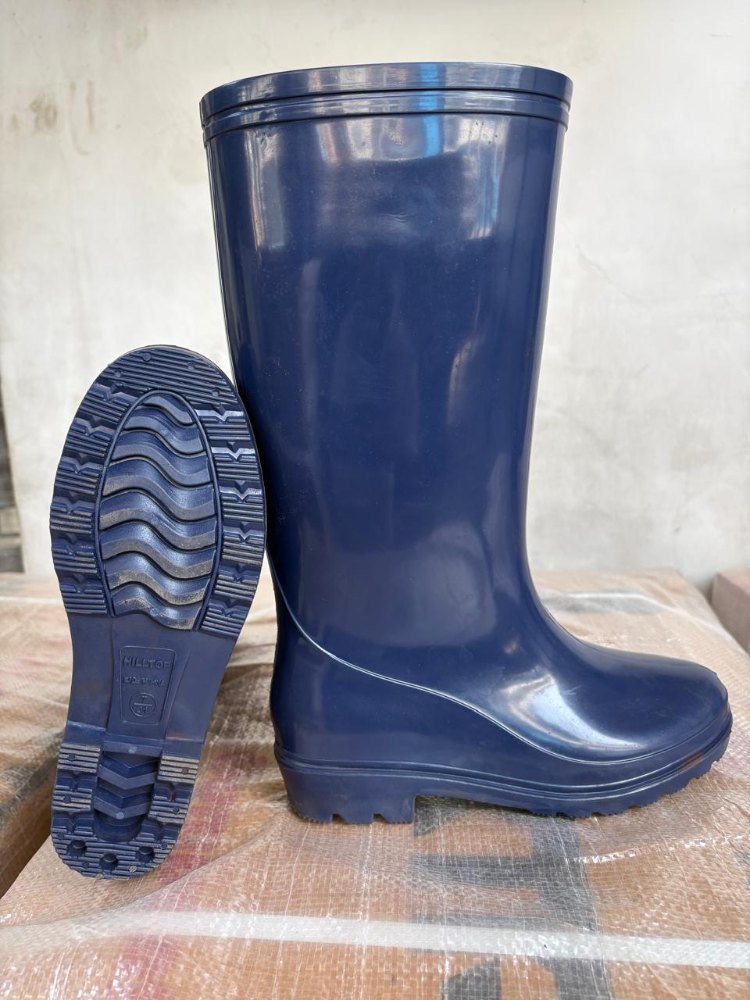 Navy Blue Rain Gumboots view 1