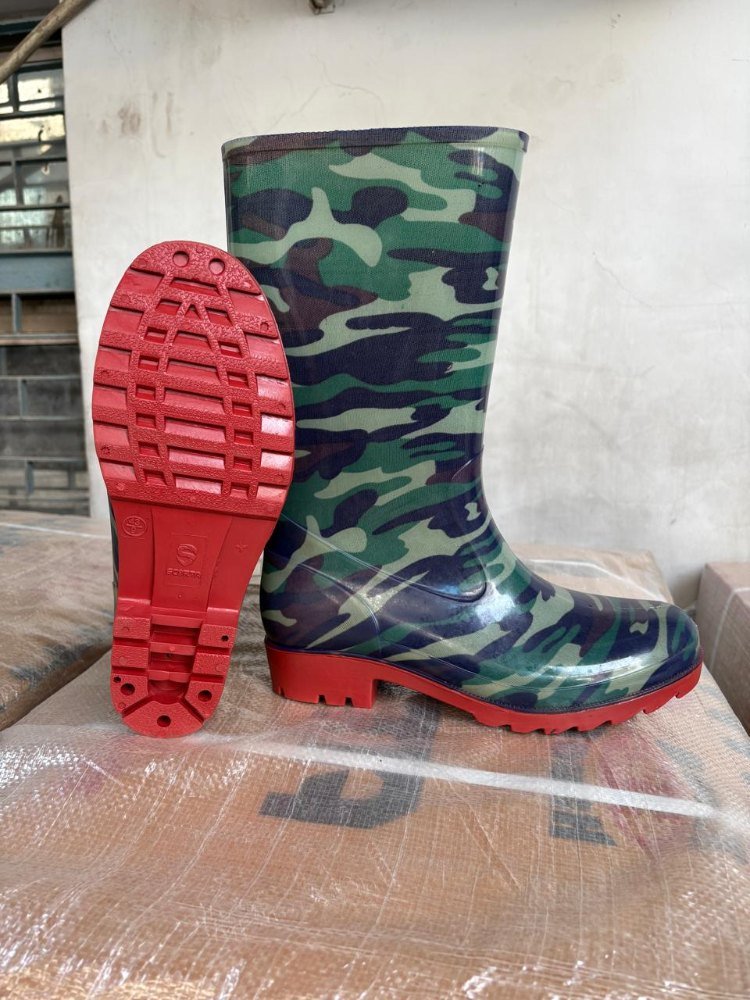 Army Print Rain Gumboots